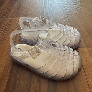 Mini Melissa Clear Jelly Sandals Toddler Size 7T RUNS SMALL